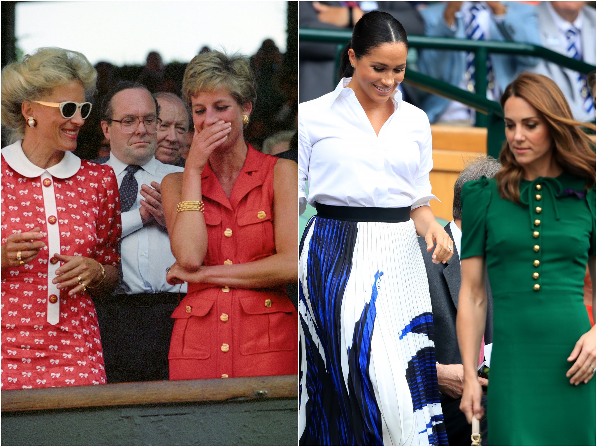 From Diana to Meghan 18 photos of the royal family at Wimbledon The